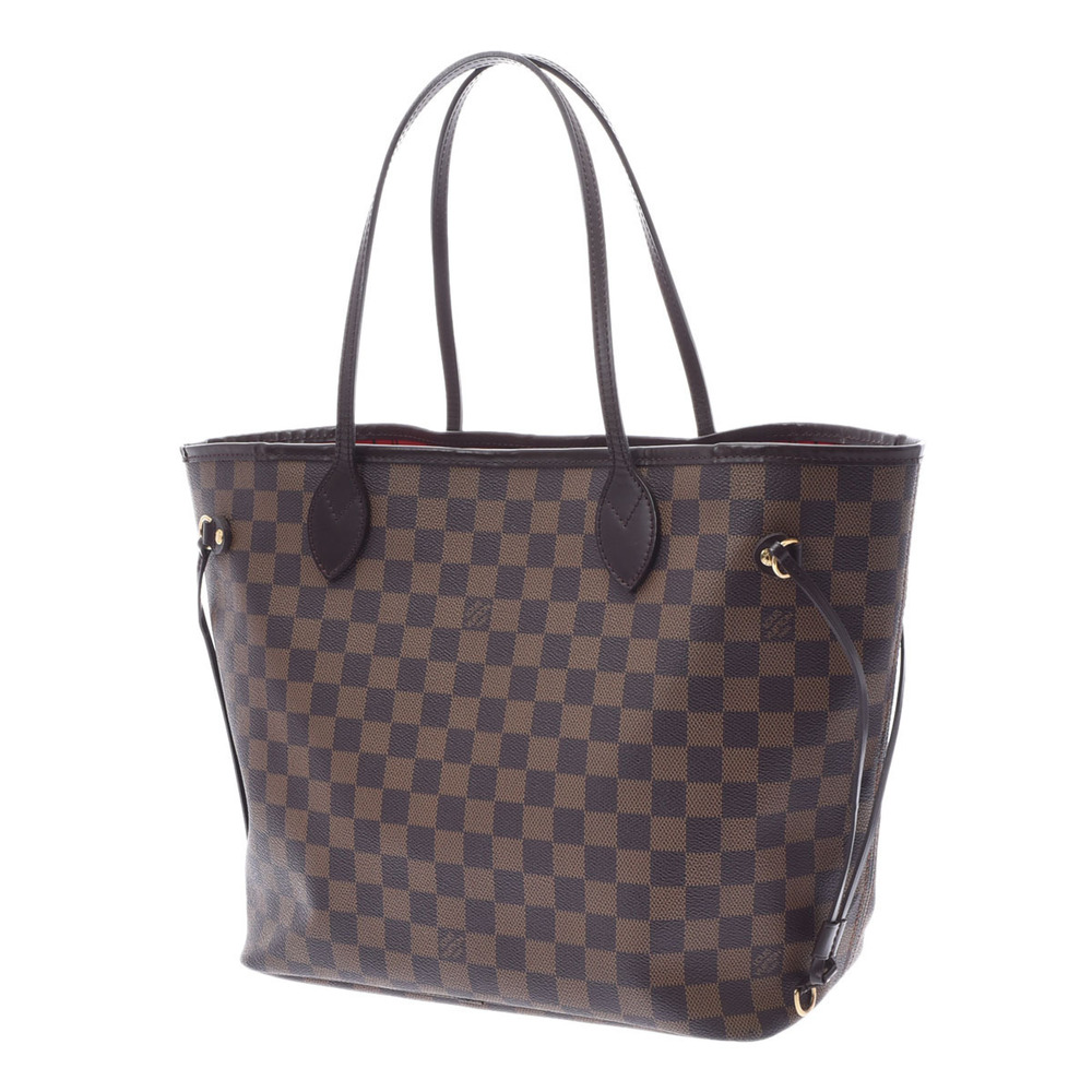 Louis Vuitton Brown Canvas Neverfull Bag Damier Tote Brown